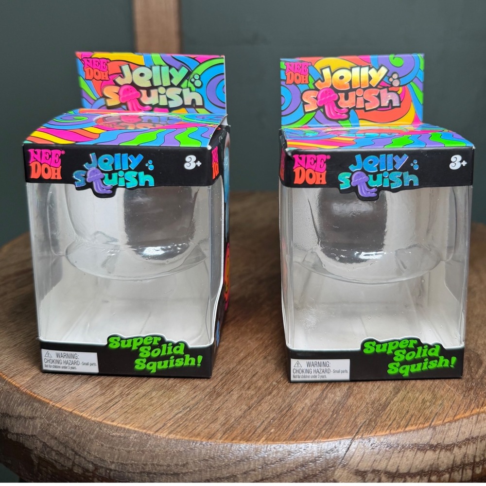NeeDoh Jelly Squish Lot of 2 Authentic Boxes and Inserts Only Schylling